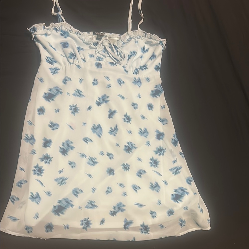 Wild Fable Blue Floral Women's mini dress